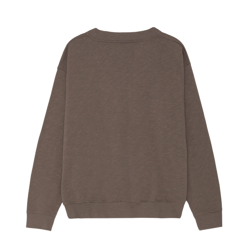 Inhale sweatshirt - Stone Brown